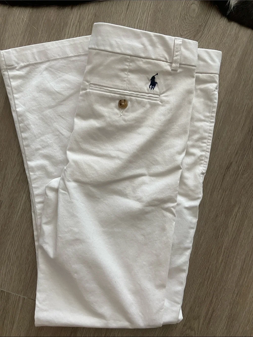 Ralph Lauren White boys Cotton Chinos